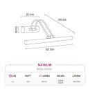 Dekoratif Eskitme Tablo Aplik NA182