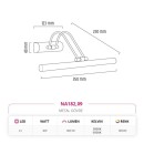 Dekoratif Krom Aplik NA182