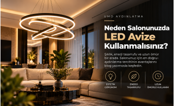 Salonunuzda LED Avize Şıklığı ve Enerji Tasarrufu 